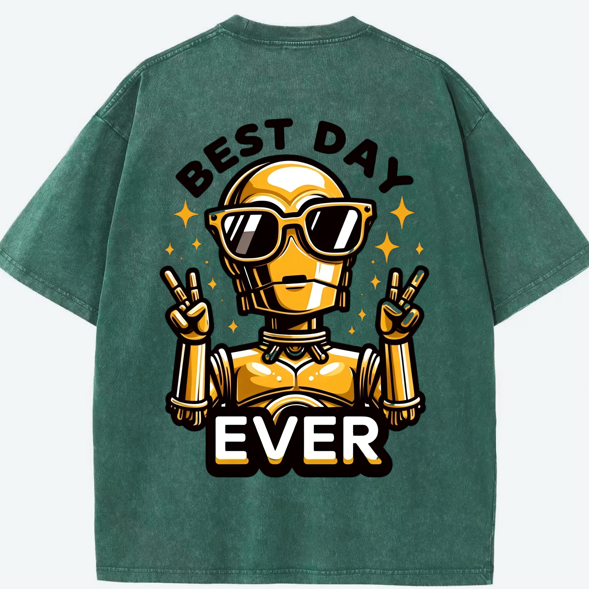 （画像用） スター・ウォーズ Star Wars 綿100% ヴィンテージ風 半袖Tシャツ（背面プリント）